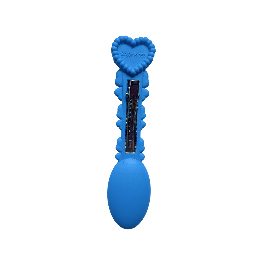 Spoon Hair Clip Blue