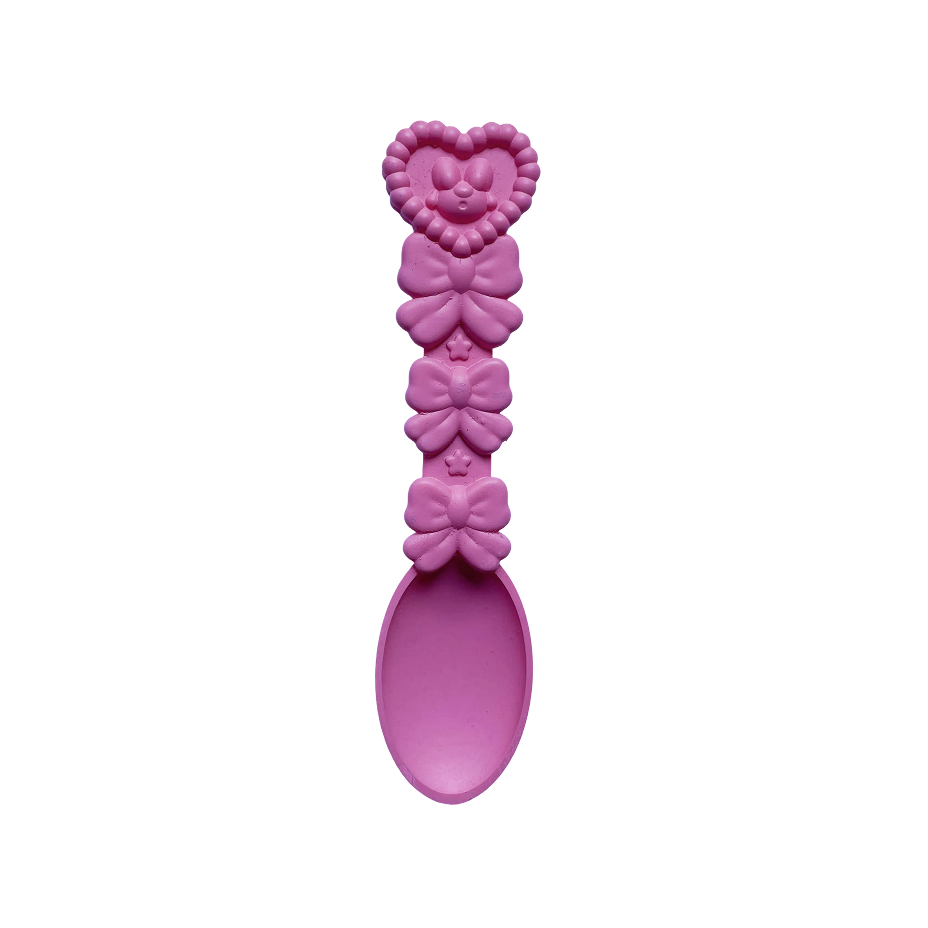 Spoon Hair Clip Pink